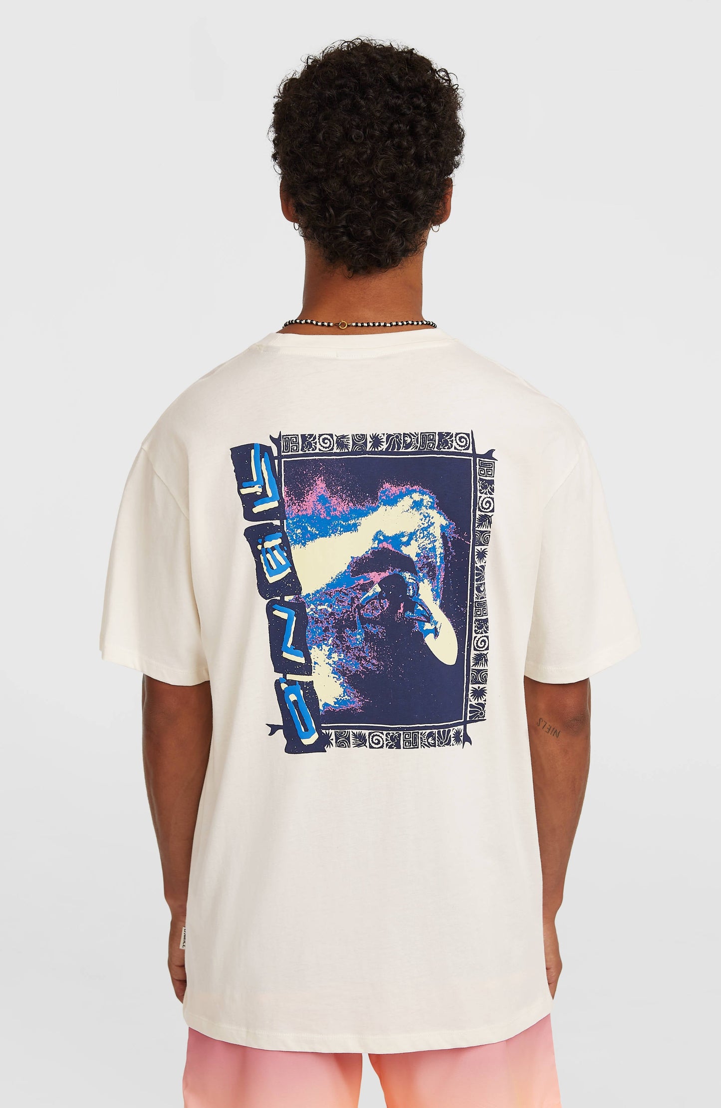 O'Neill Photo Back Print T-shirt Men Snow White