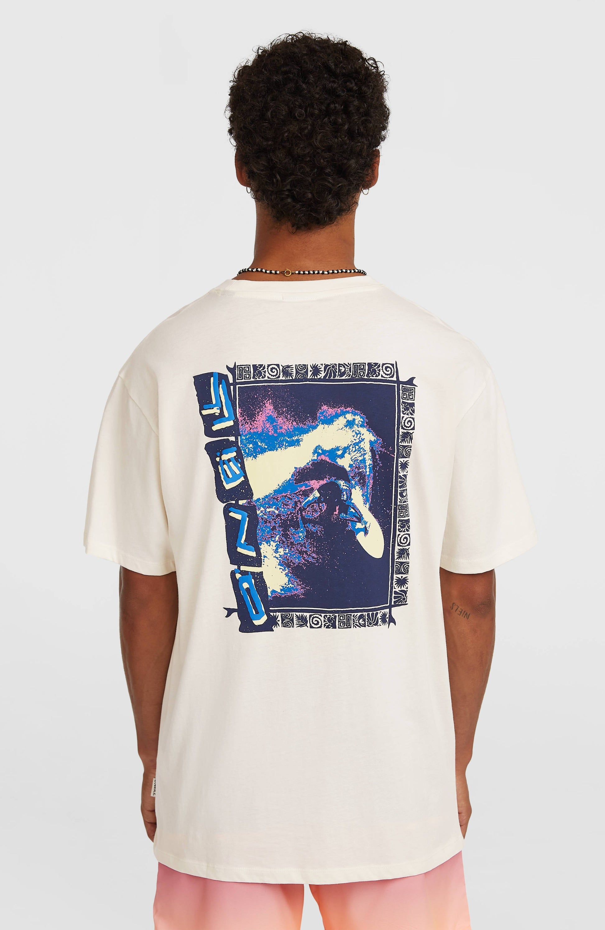 O'Neill Photo Back Print T-shirt Men Snow White