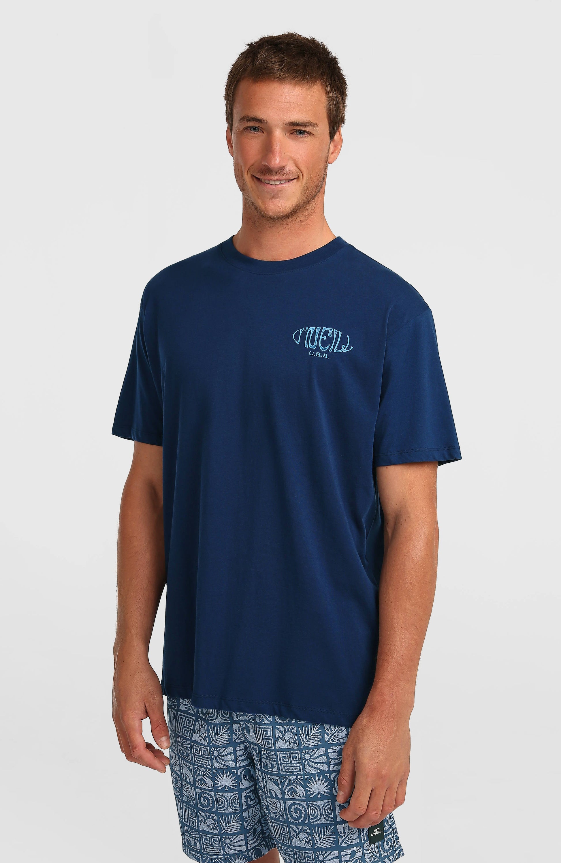 Box Logo T-Shirt Men English Evening