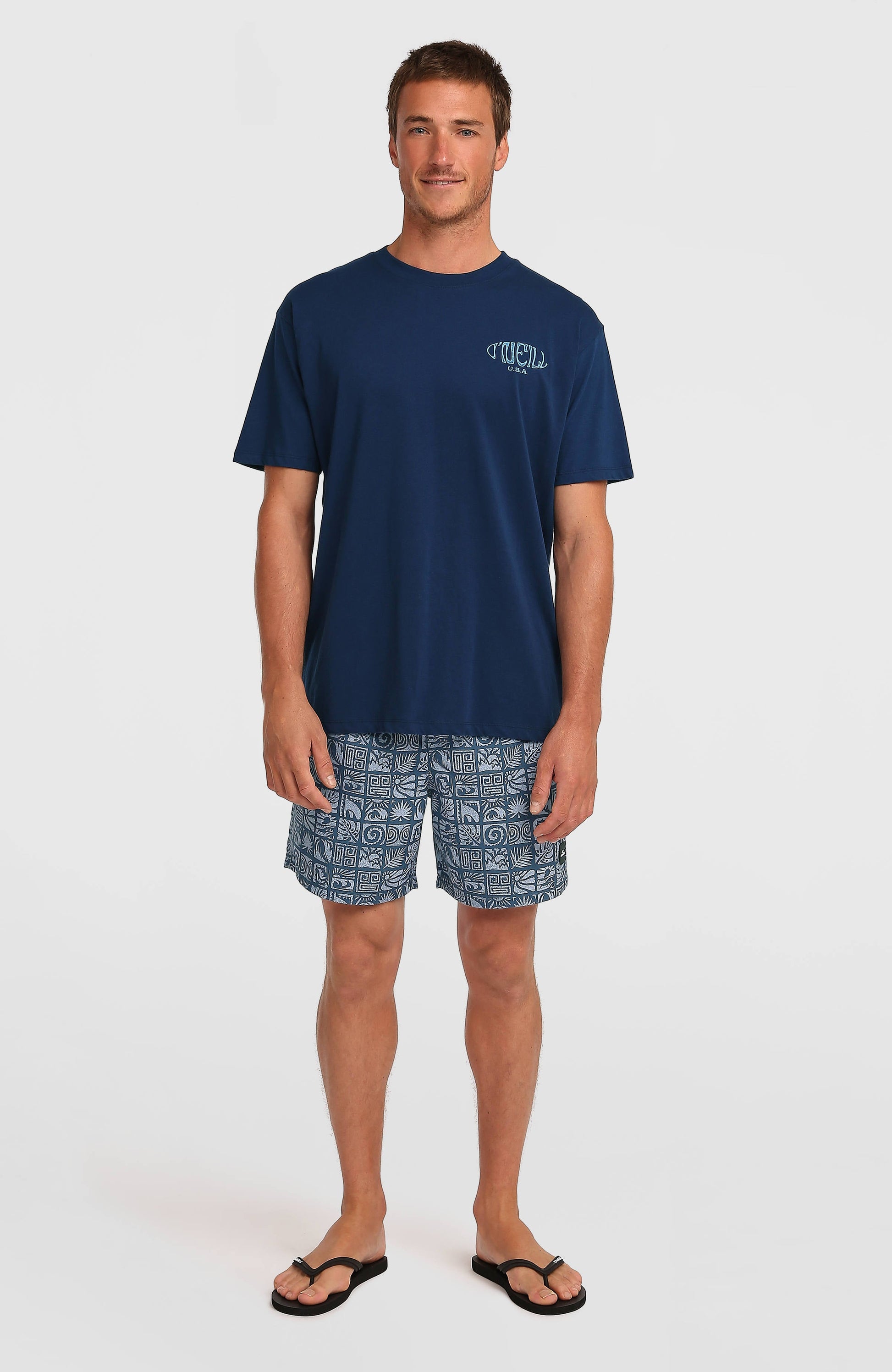Box Logo T-Shirt Men English Evening