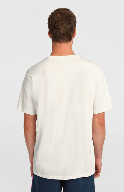 Chest Print T-Shirt Men Snow White