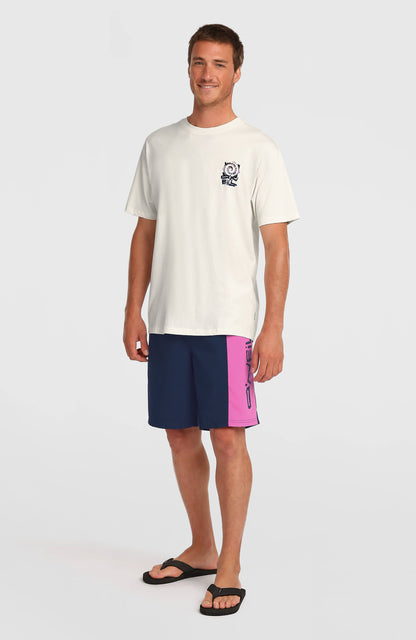 Chest Print T-Shirt Men Snow White