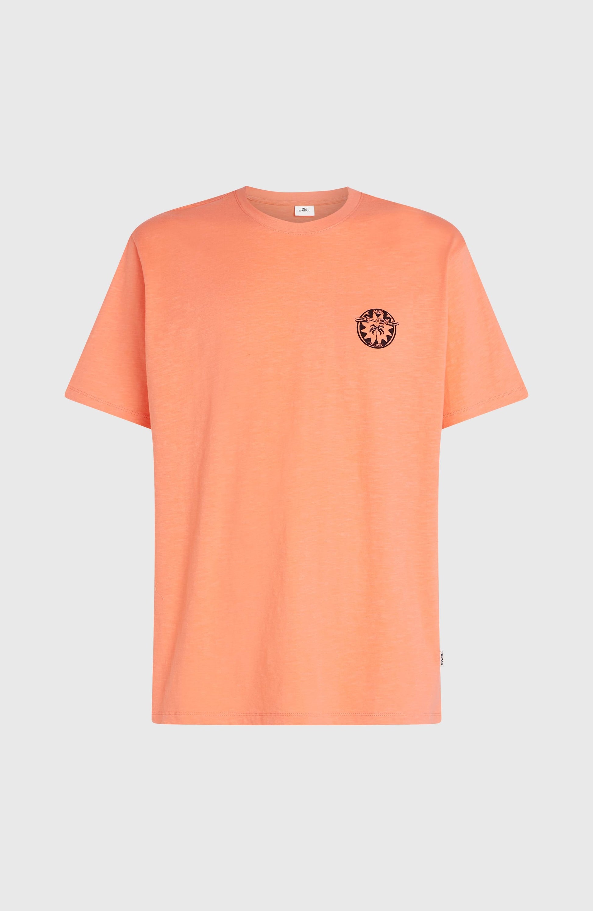 O’Neill Slub Back Print T-Shirt Men Funky Peach