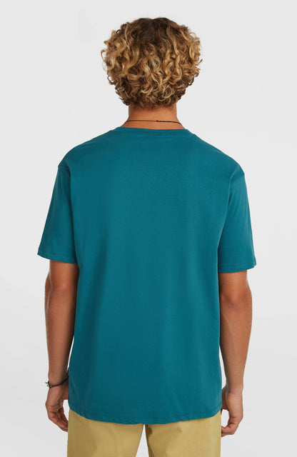 Chest Print T-Shirt Men Botanical Heat