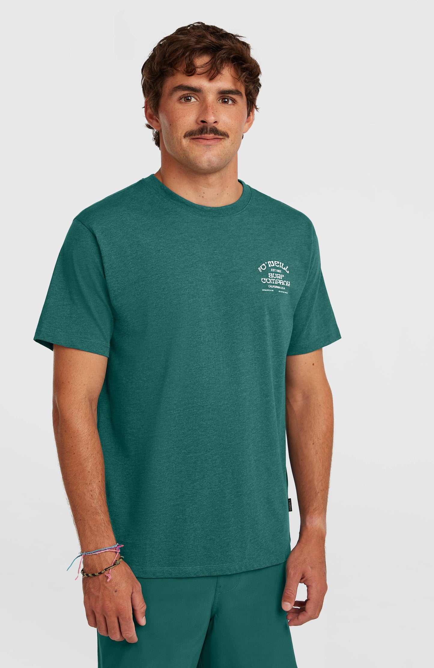 Melange Chest Print T-Shirt Men Botanical Heat