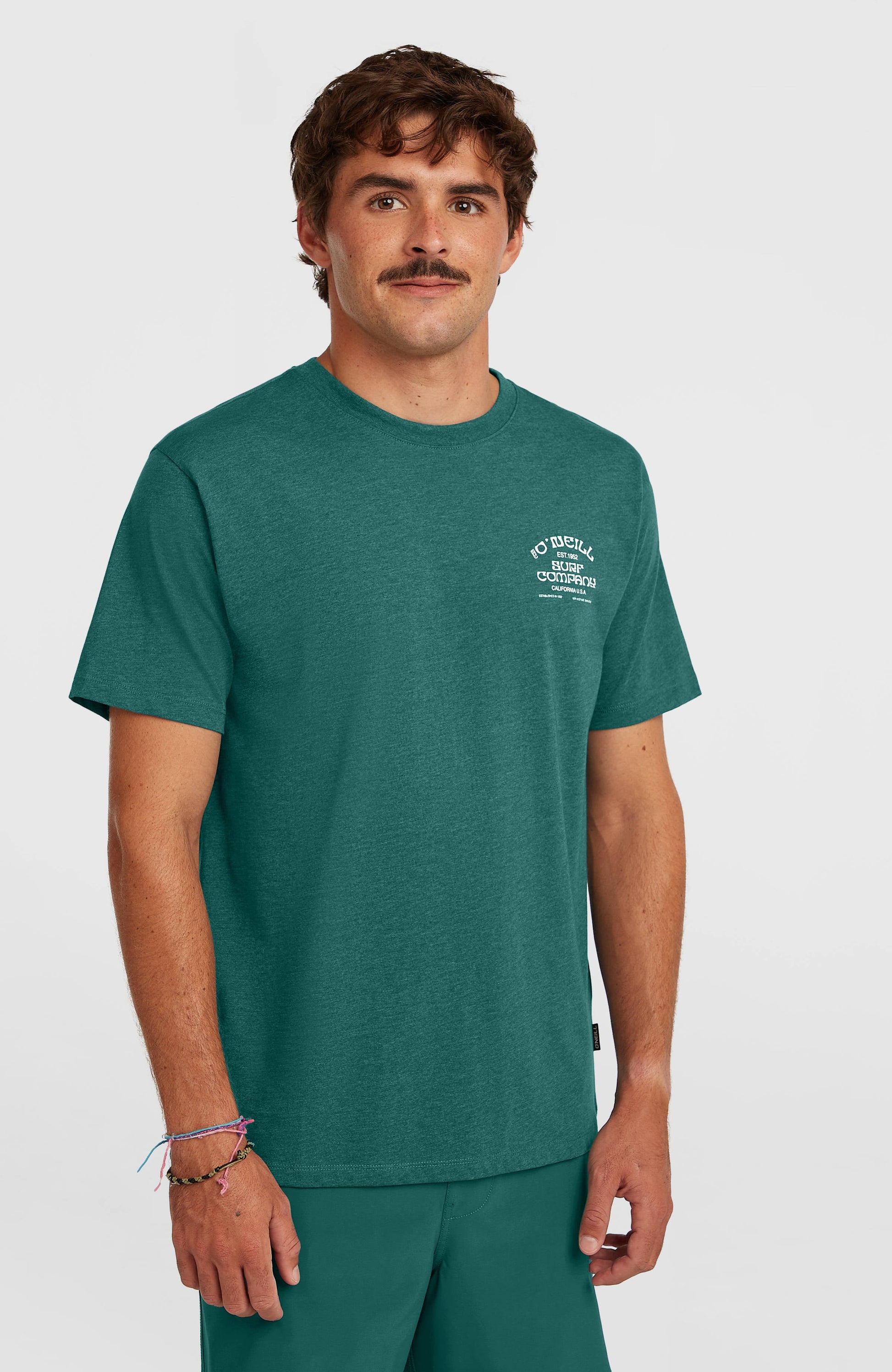 Melange Chest Print T-Shirt Men Botanical Heat