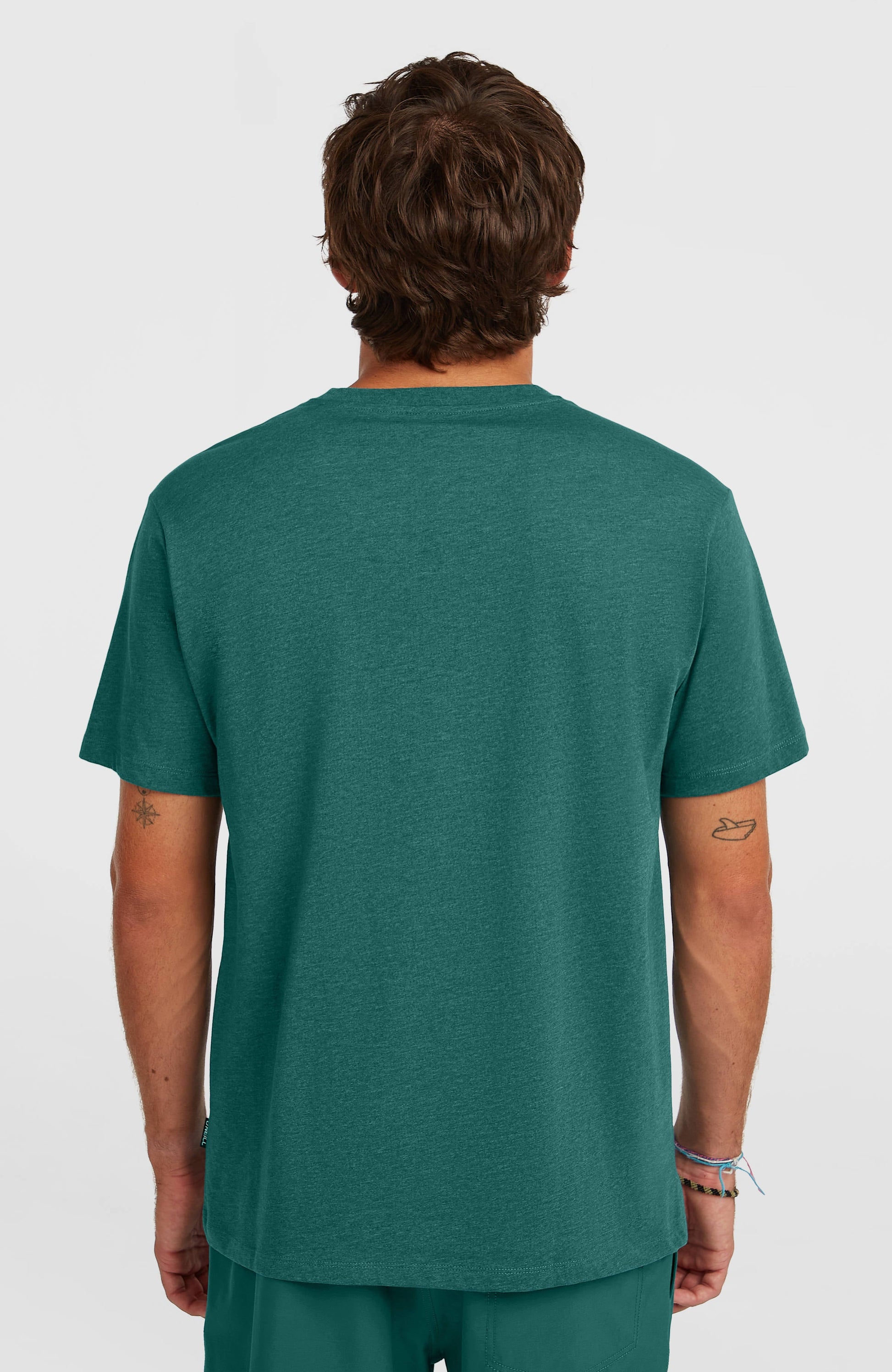 Melange Chest Print T-Shirt Men Botanical Heat