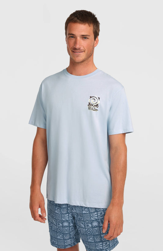 Chest Print T-Shirt Men Spindle