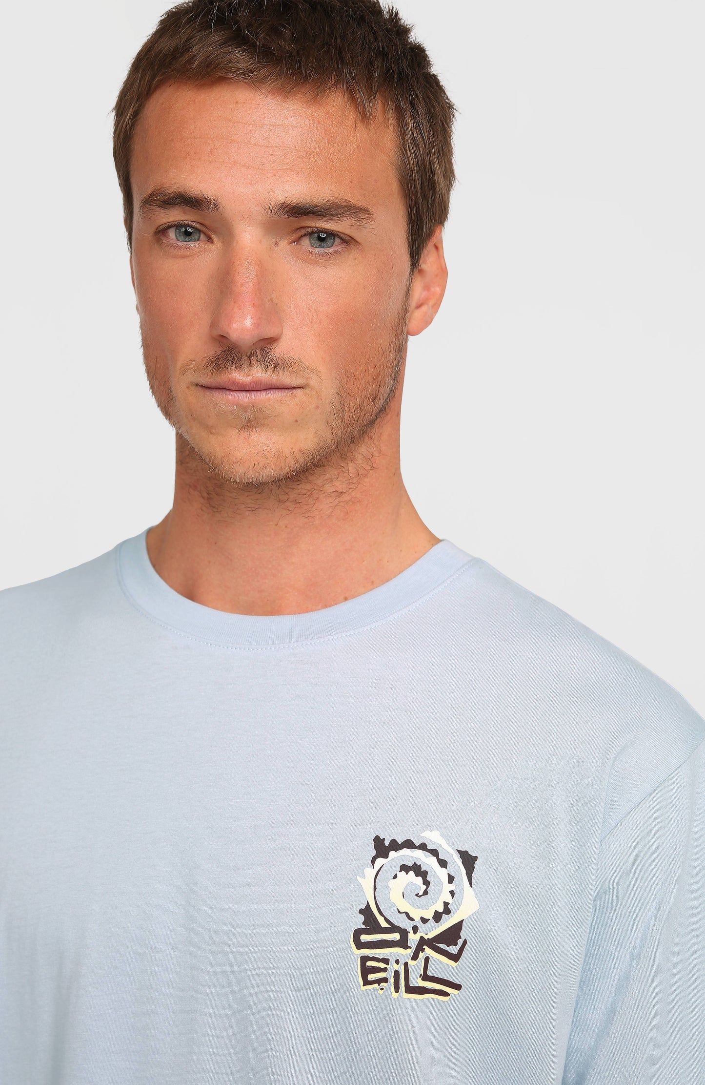 Chest Print T-Shirt Men Spindle