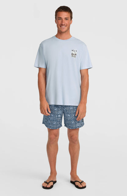 Chest Print T-Shirt Men Spindle