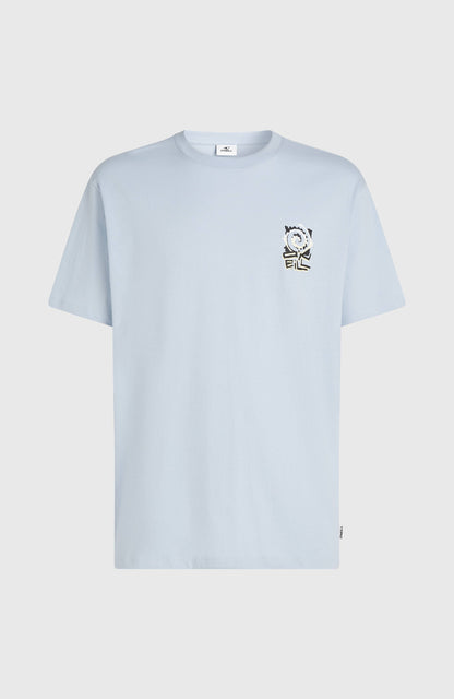Chest Print T-Shirt Men Spindle