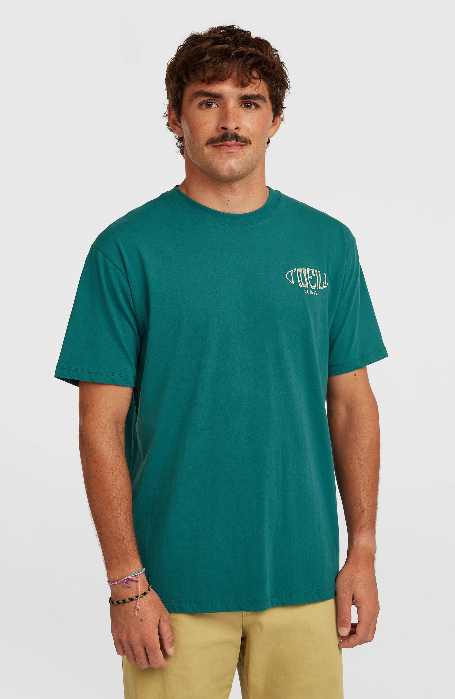 Box Logo T-Shirt Men Botanical Heat