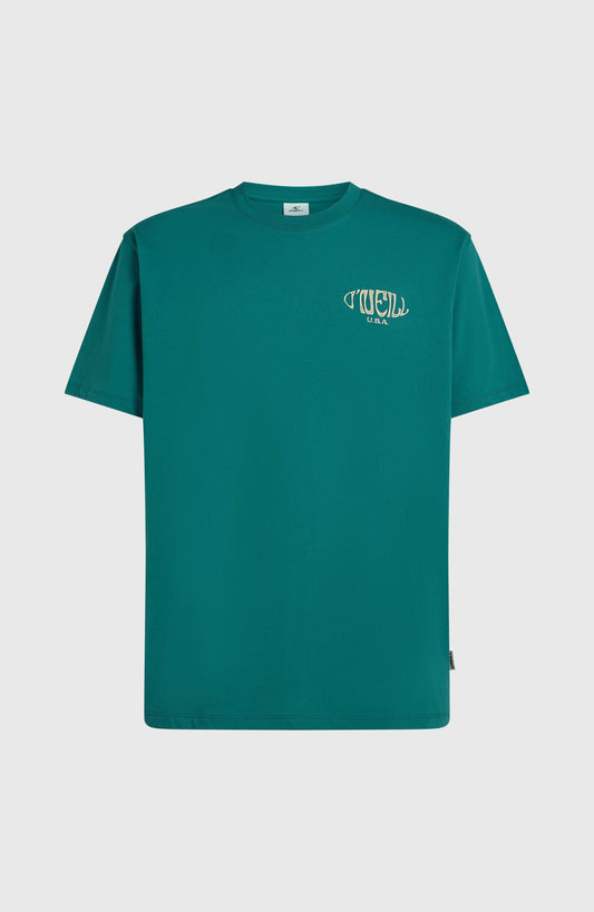 Box Logo T-Shirt Men Botanical Heat