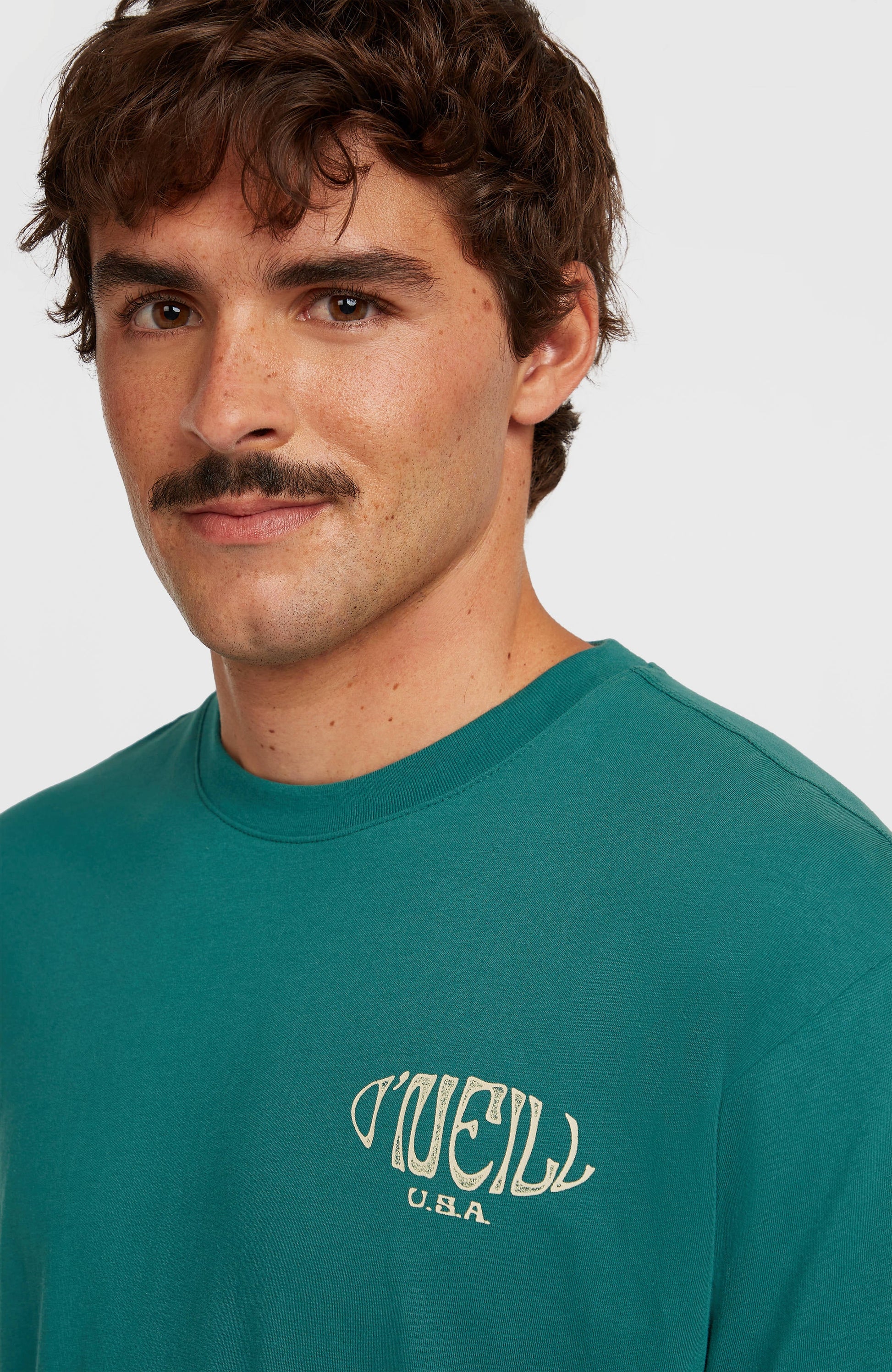 Box Logo T-Shirt Men Botanical Heat