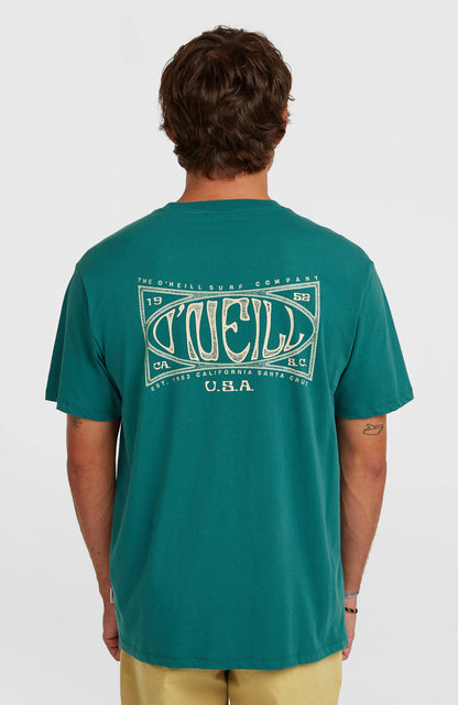 Box Logo T-Shirt Men Botanical Heat