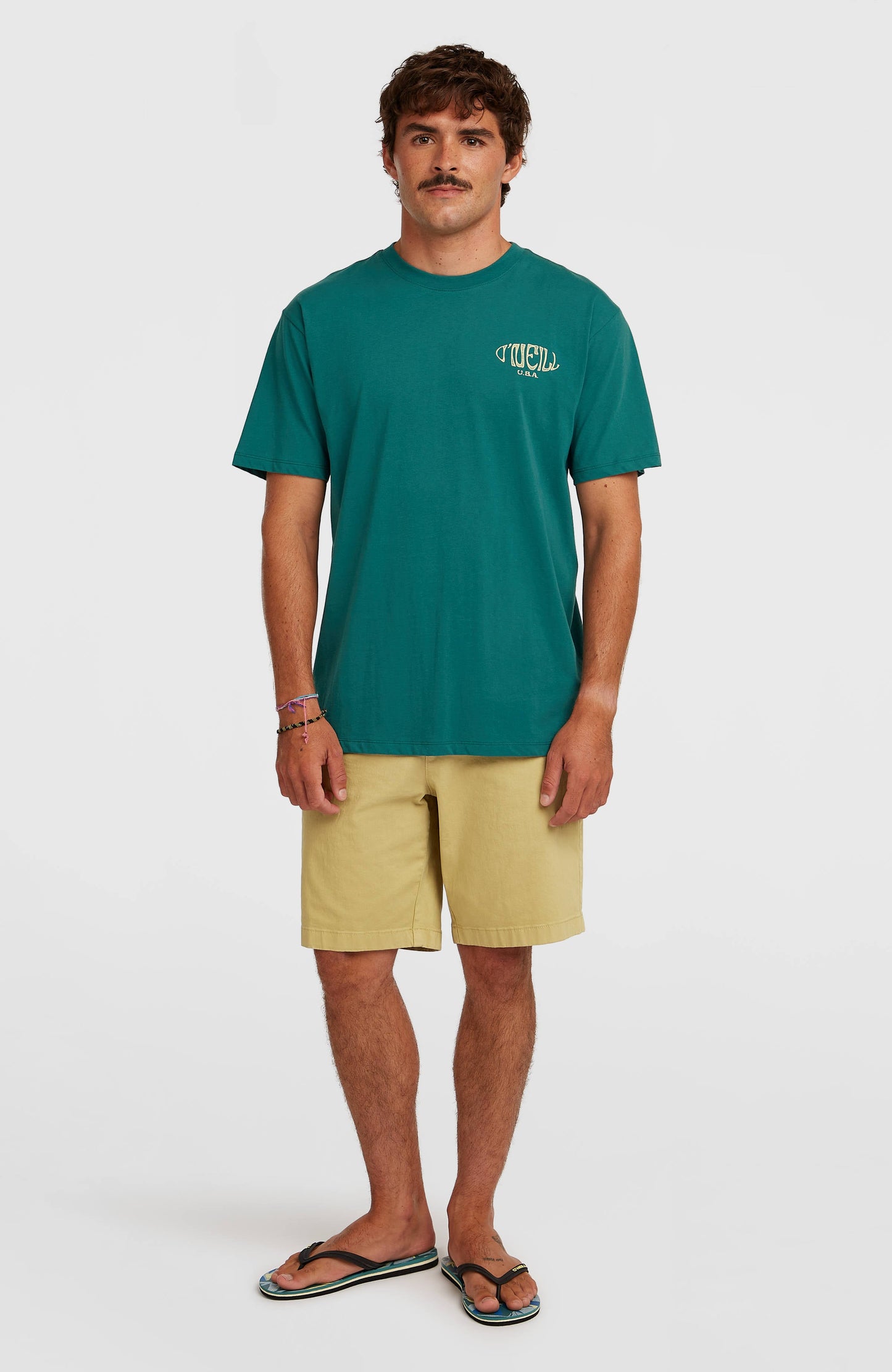 Box Logo T-Shirt Men Botanical Heat