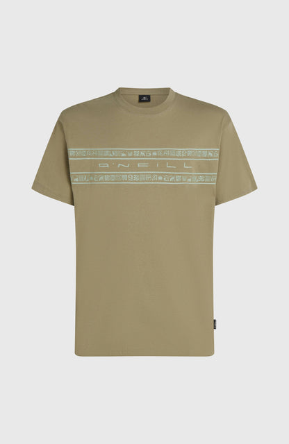 O’Neill Flower Stripe T-Shirt Men Avery Fern