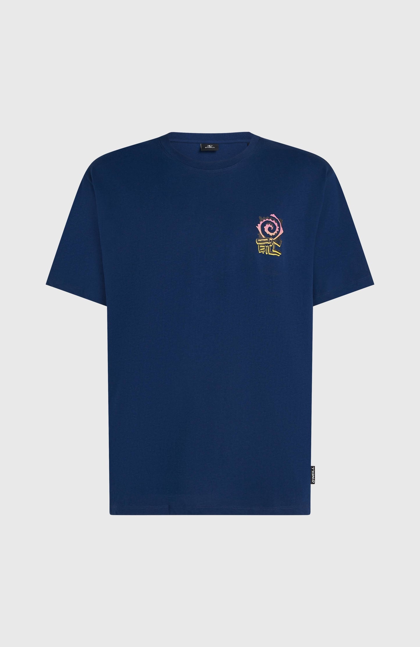 Chest Print T-Shirt Men English Evening