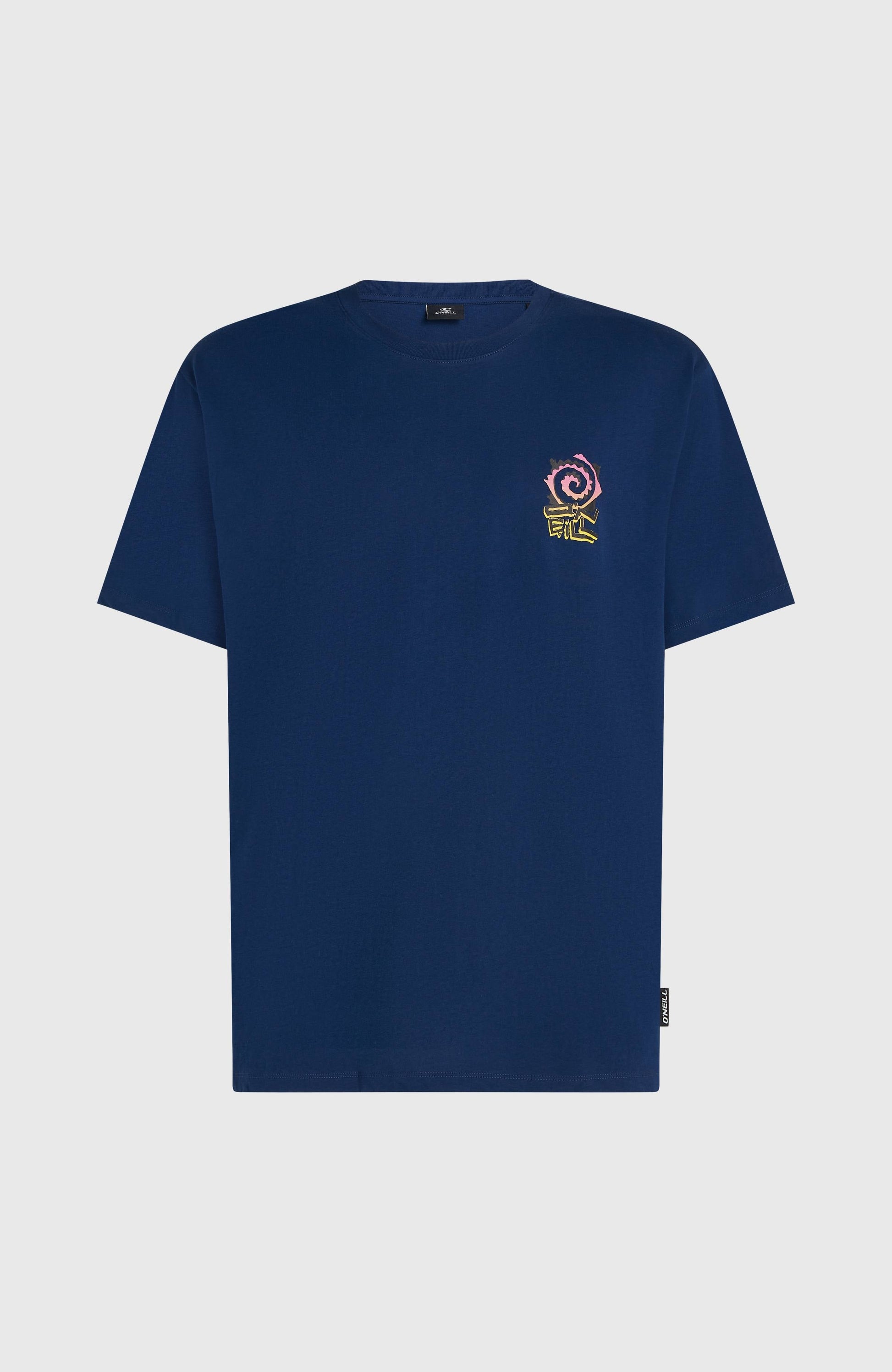 Chest Print T-Shirt Men English Evening