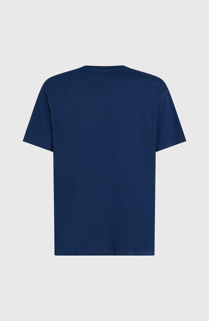 Chest Print T-Shirt Men English Evening