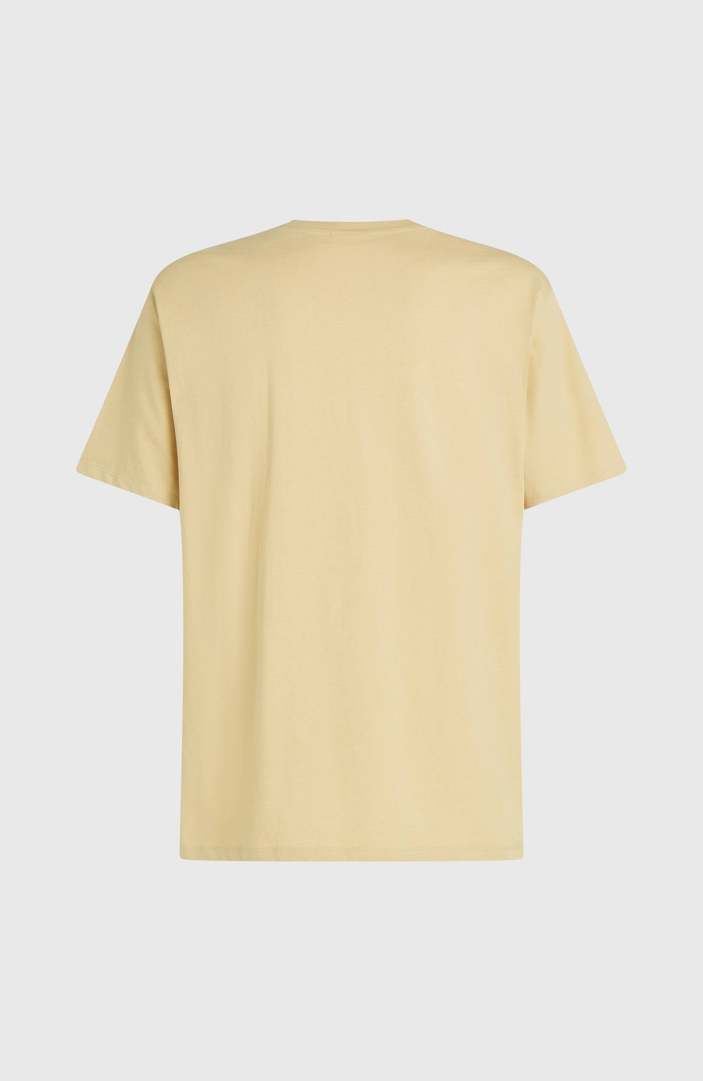 Melange Chest Print T-Shirt Men Cocoa Sand