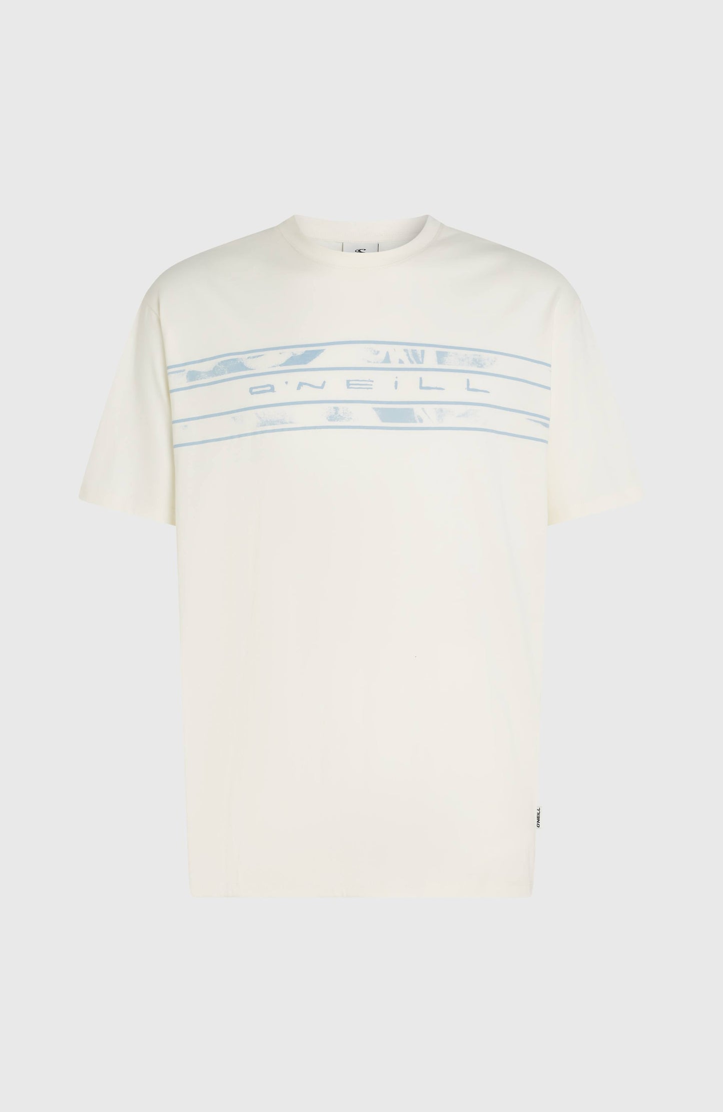 O’Neill Flower Stripe T-Shirt Men Snow White