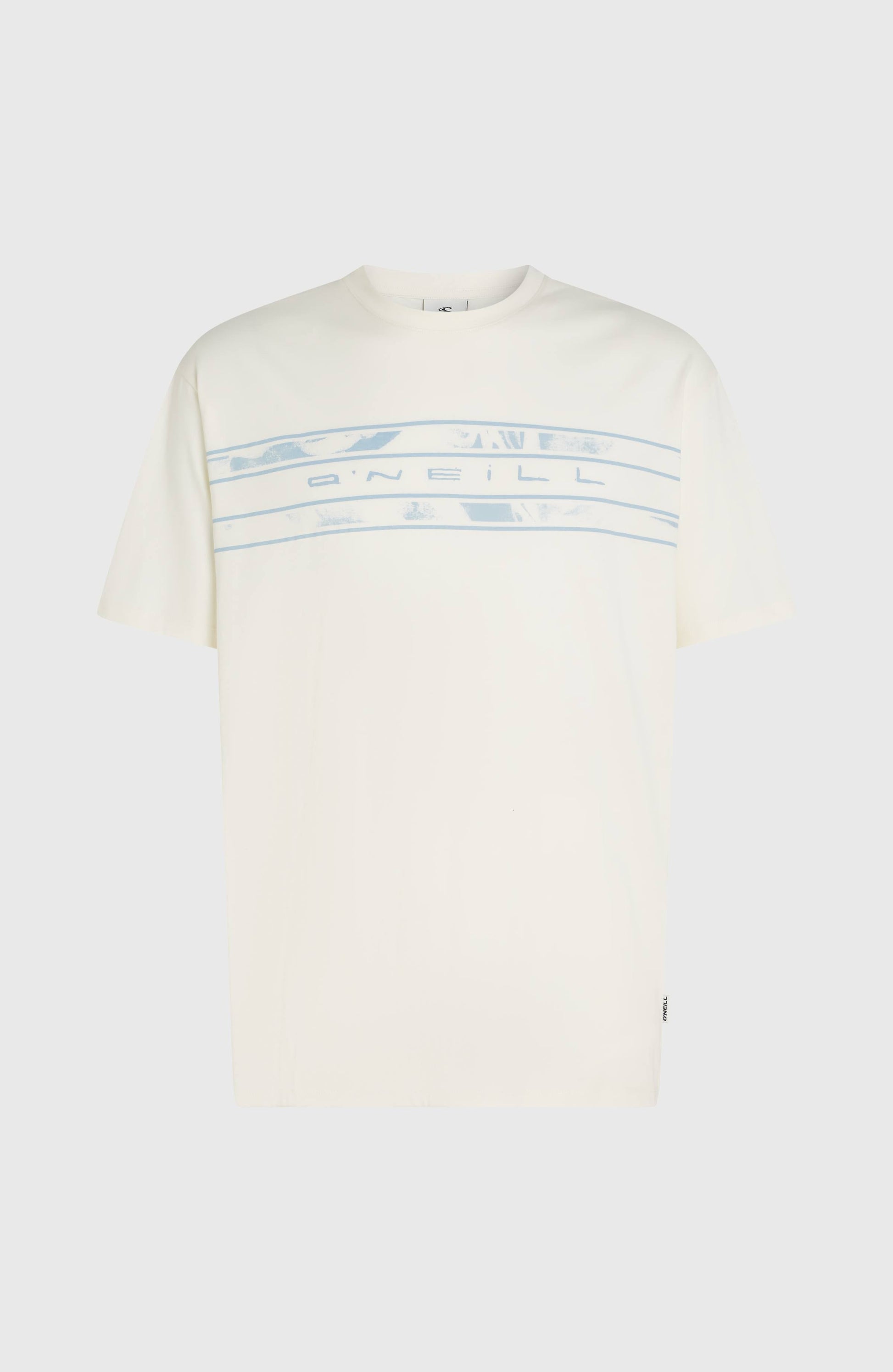 O’Neill Flower Stripe T-Shirt Men Snow White