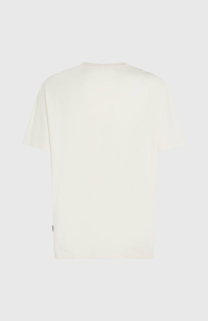 O’Neill Flower Stripe T-Shirt Men Snow White