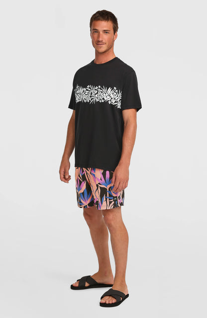 O’Neill Uni Flower T-Shirt Men Black Out