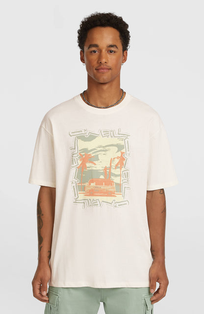 Photo Front Print T-Shirt Men Snow White