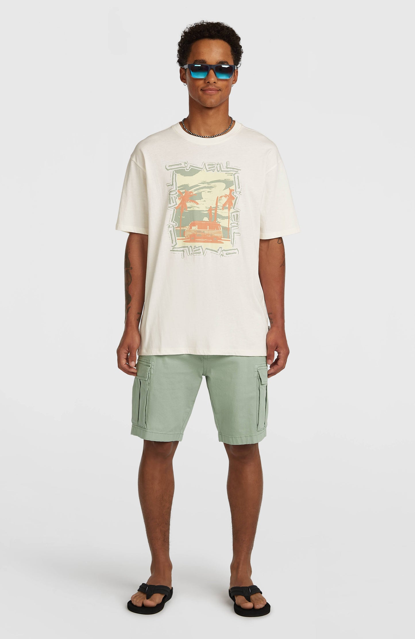 Photo Front Print T-Shirt Men Snow White