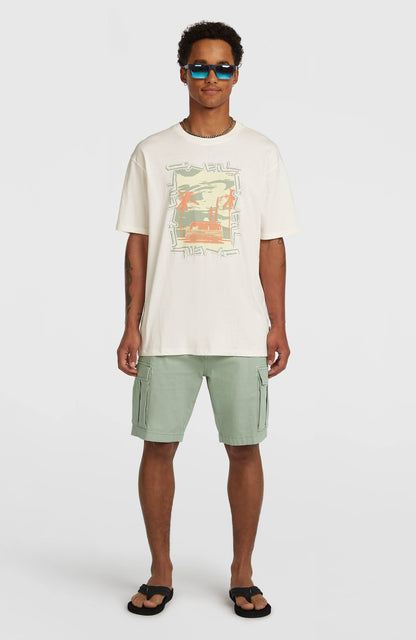 Photo Front Print T-Shirt Men Snow White