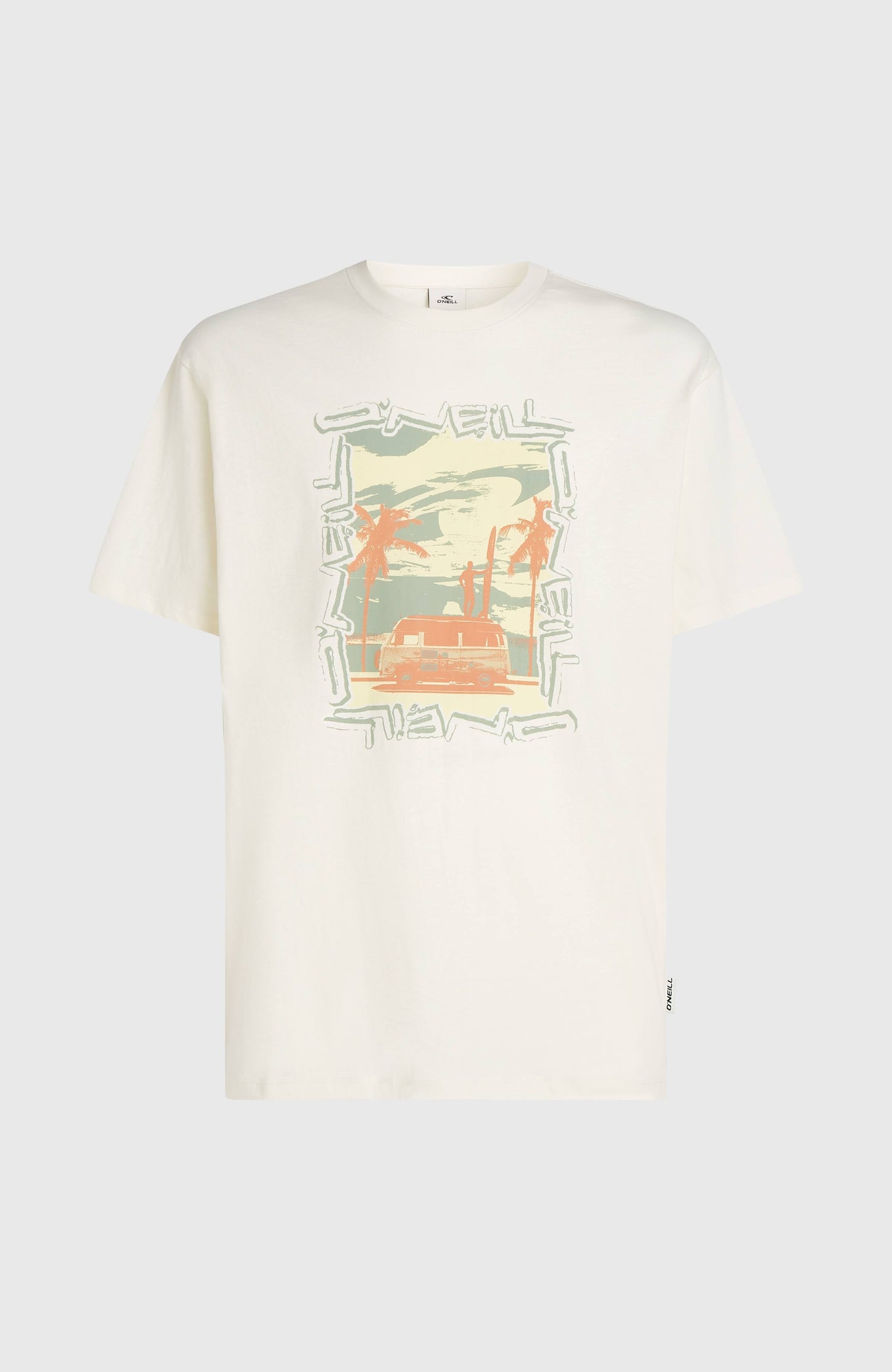 Photo Front Print T-Shirt Men Snow White