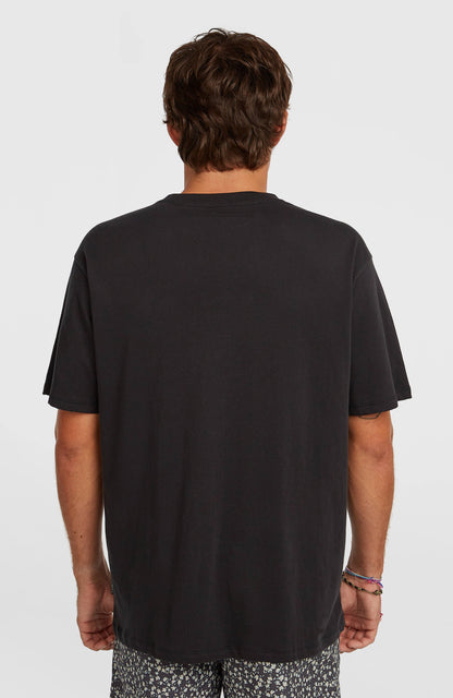 O’Neill Flower Stripe T-Shirt Men Black Out
