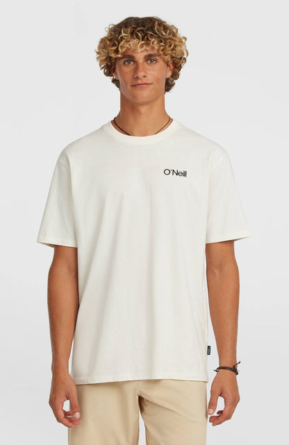 Polygiene Cotton Graphic T-Shirt Men Snow White