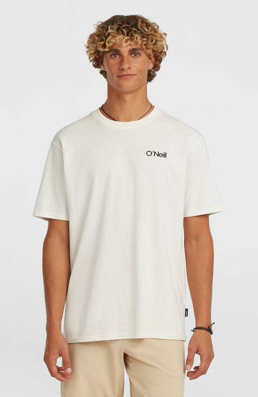 Polygiene Cotton Graphic T-Shirt Men Snow White