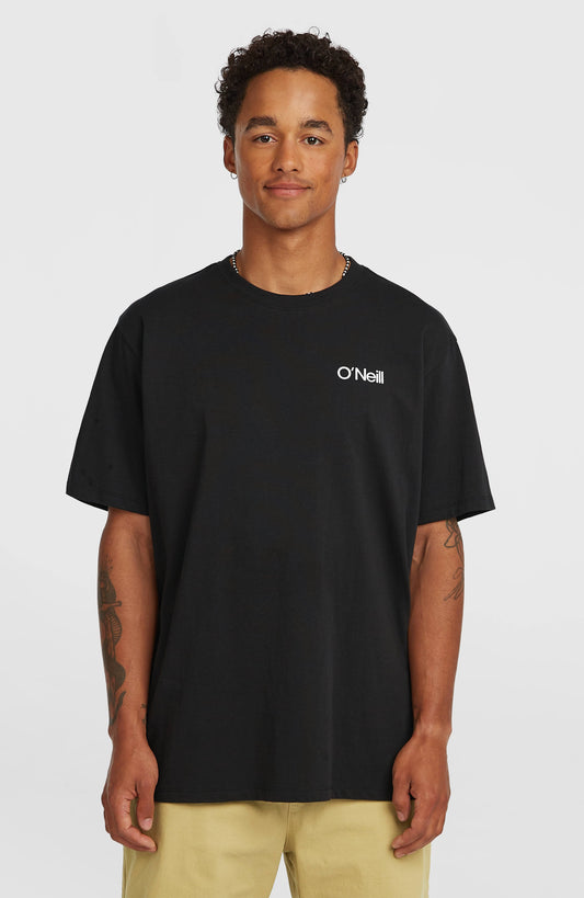 Polygiene Cotton Graphic T-Shirt Men Black Out