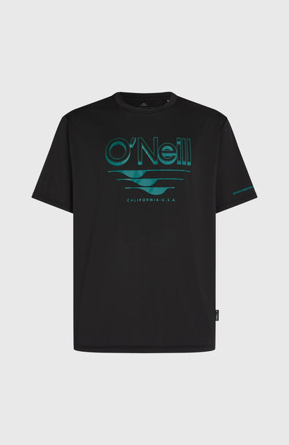 O'Neill Hybrid UPF 50+ Polygiene Graphic T-Shirt Men Black Out