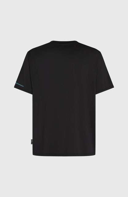 O'Neill Hybrid UPF 50+ Polygiene Graphic T-Shirt Men Black Out