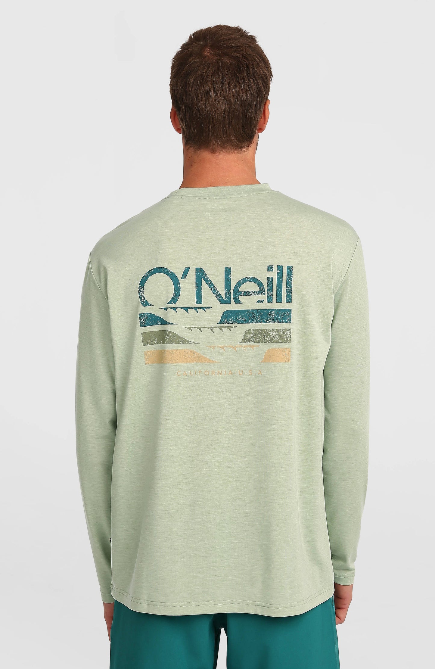 O'Neill Hybrid Polygiene Long-Sleeve T-Shirt Men Marble Arch