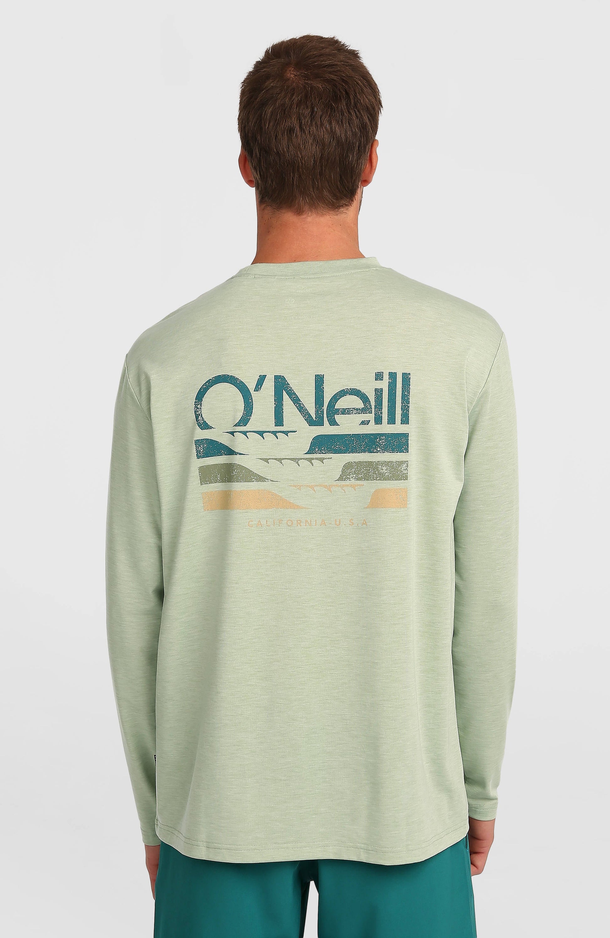 O'Neill Hybrid Polygiene Long-Sleeve T-Shirt Men Marble Arch