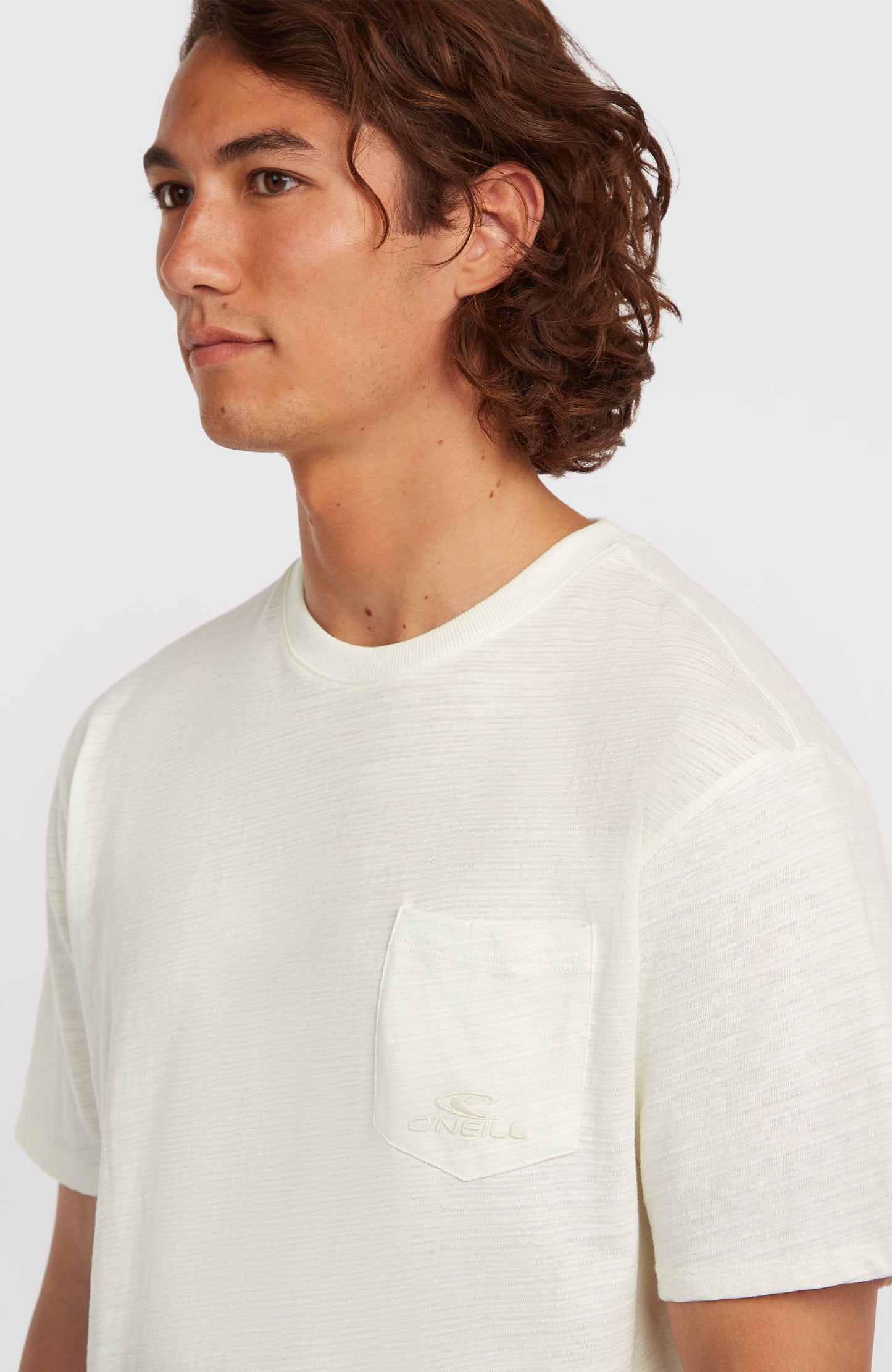 O'Neill Slub Chest Pocket T-Shirt Men Snow White