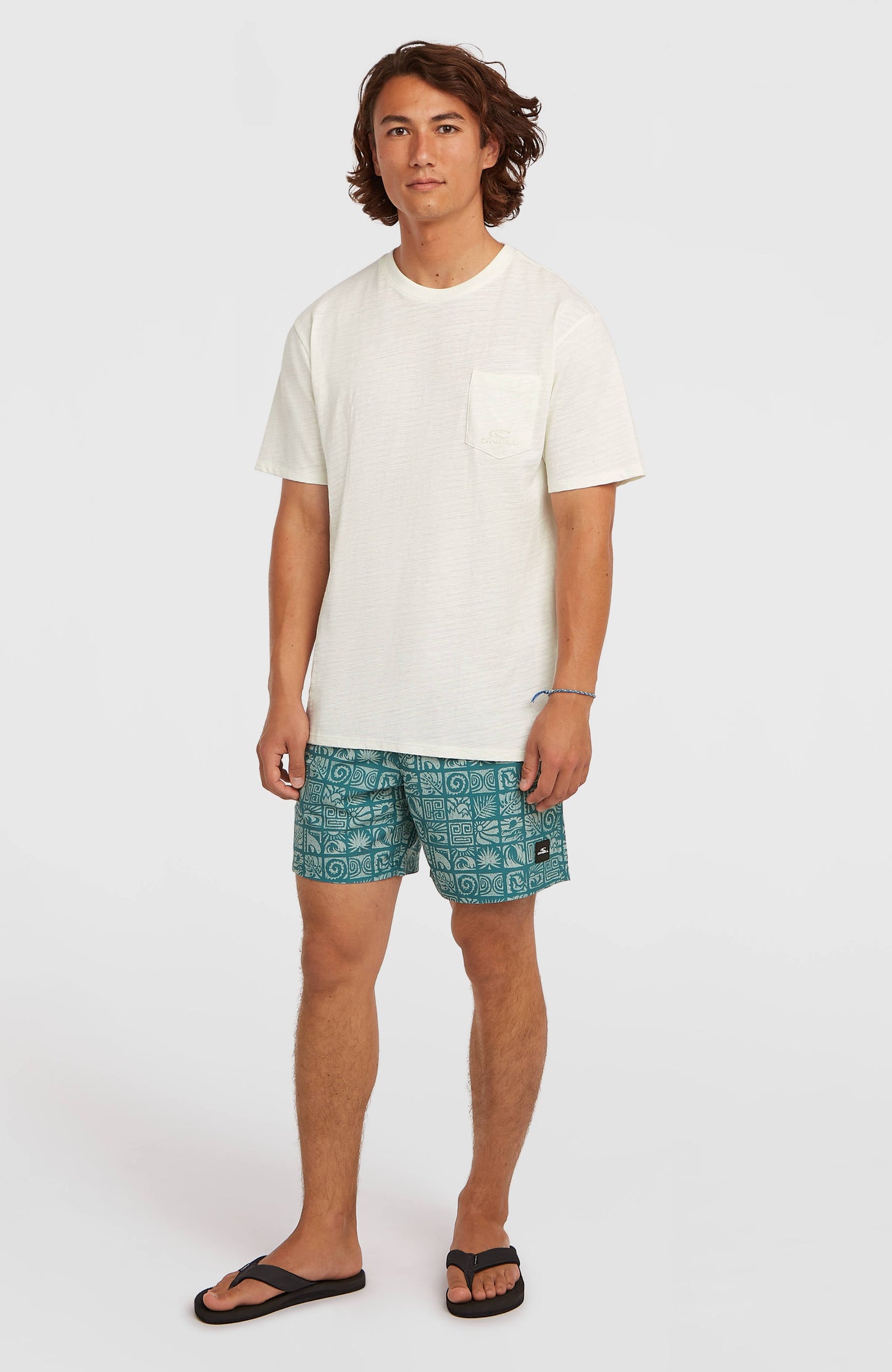 O'Neill Slub Chest Pocket T-Shirt Men Snow White