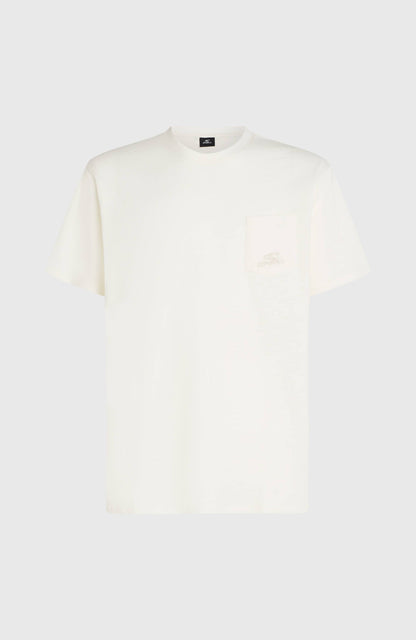 O'Neill Slub Chest Pocket T-Shirt Men Snow White
