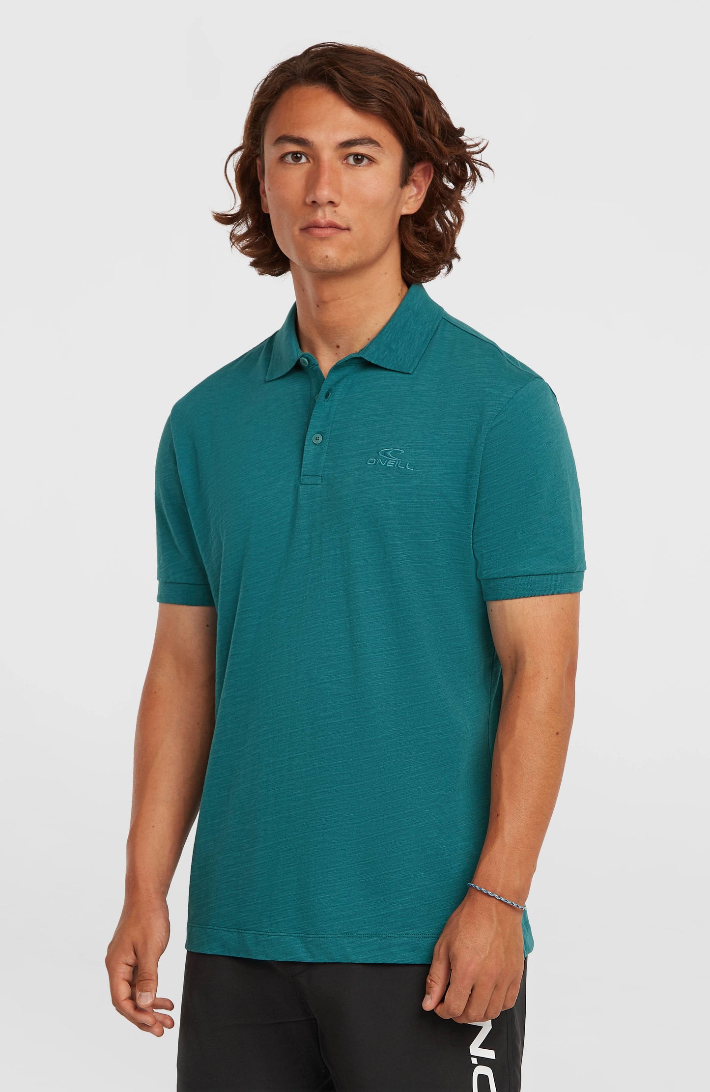 Slub Polo Men Botanical Heat