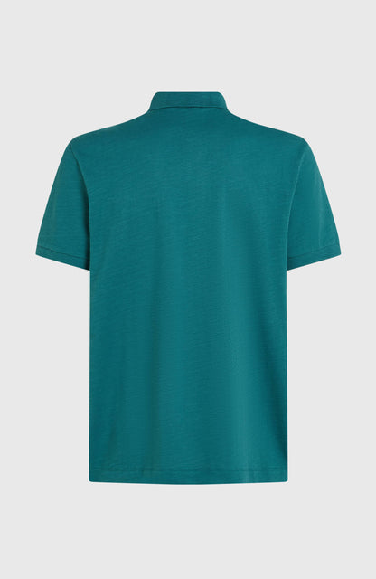 Slub Polo Men Botanical Heat