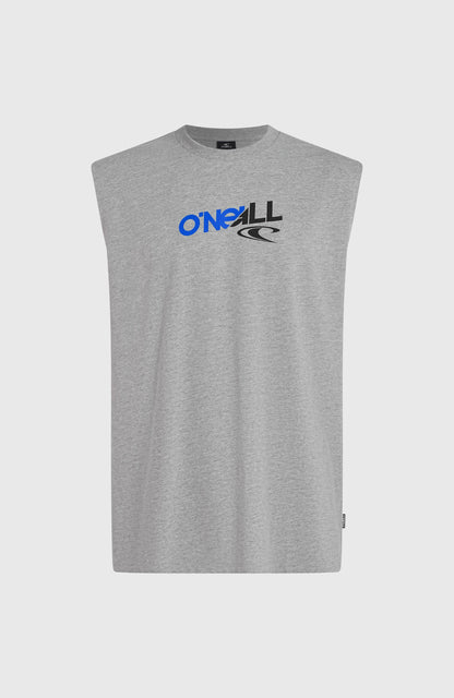 Essentials 90s Graphic Tank Top Men Silver Melee
