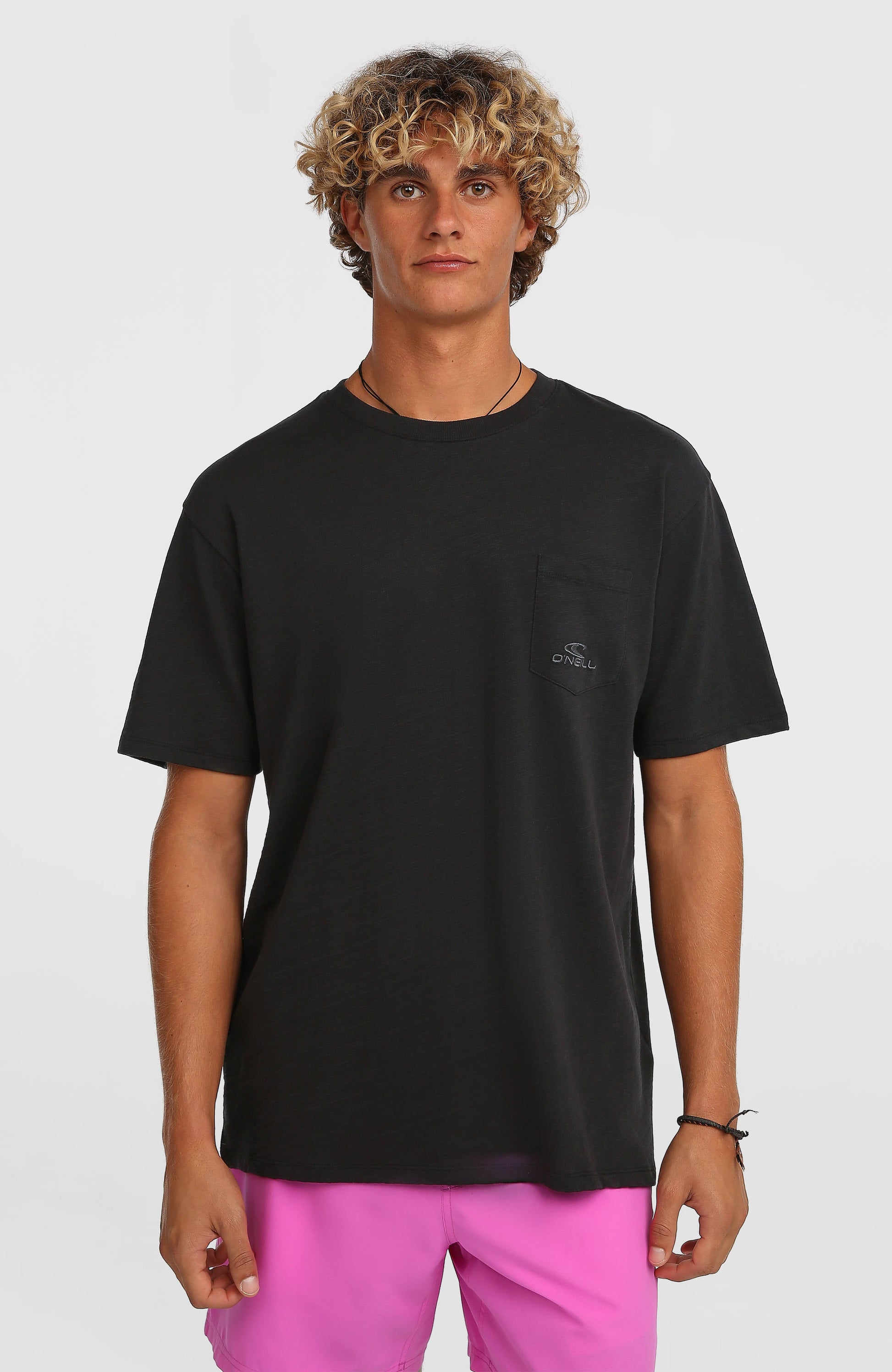 O'Neill Slub Chest Pocket T-Shirt Men Black Out