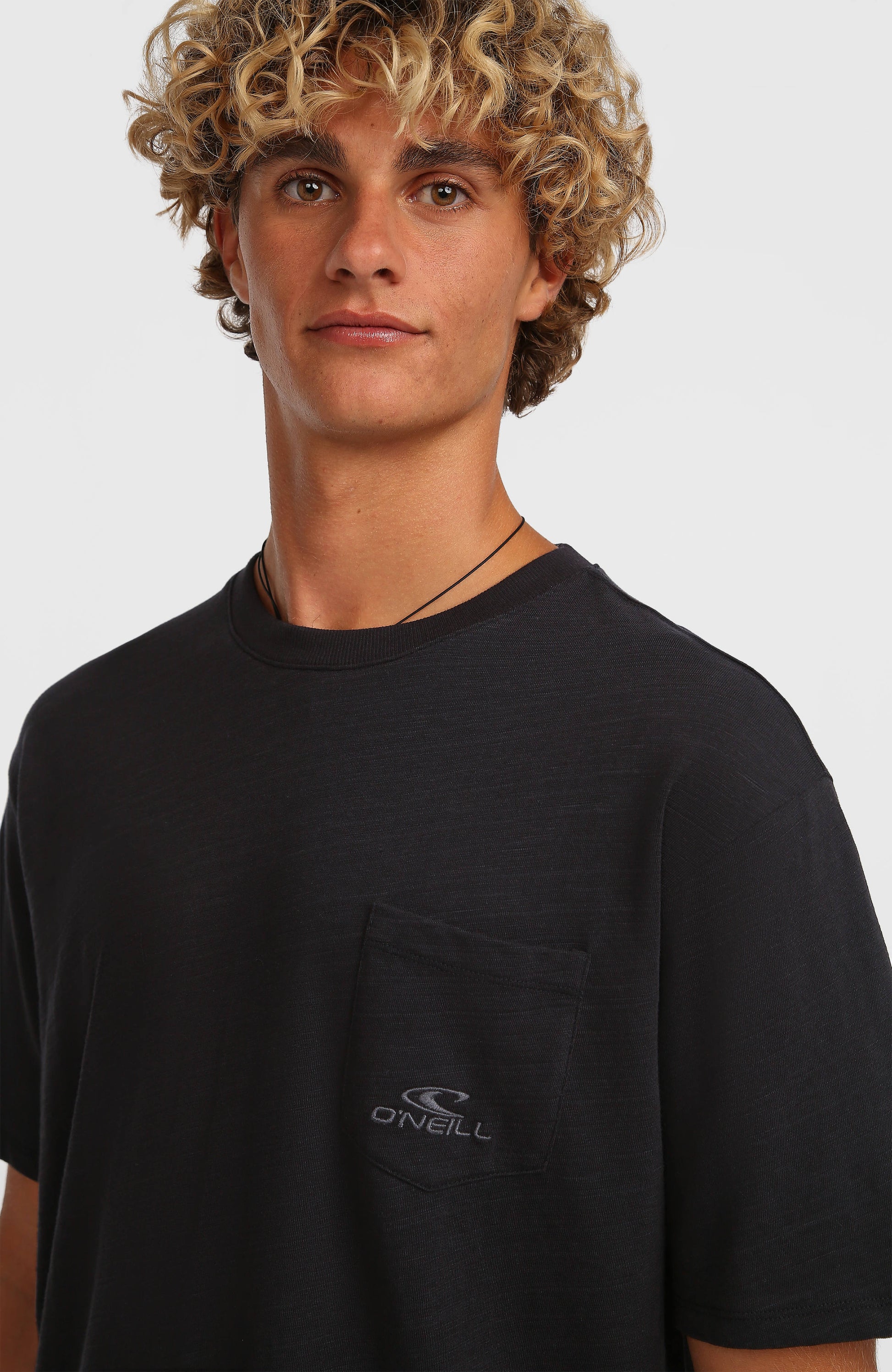 O'Neill Slub Chest Pocket T-Shirt Men Black Out