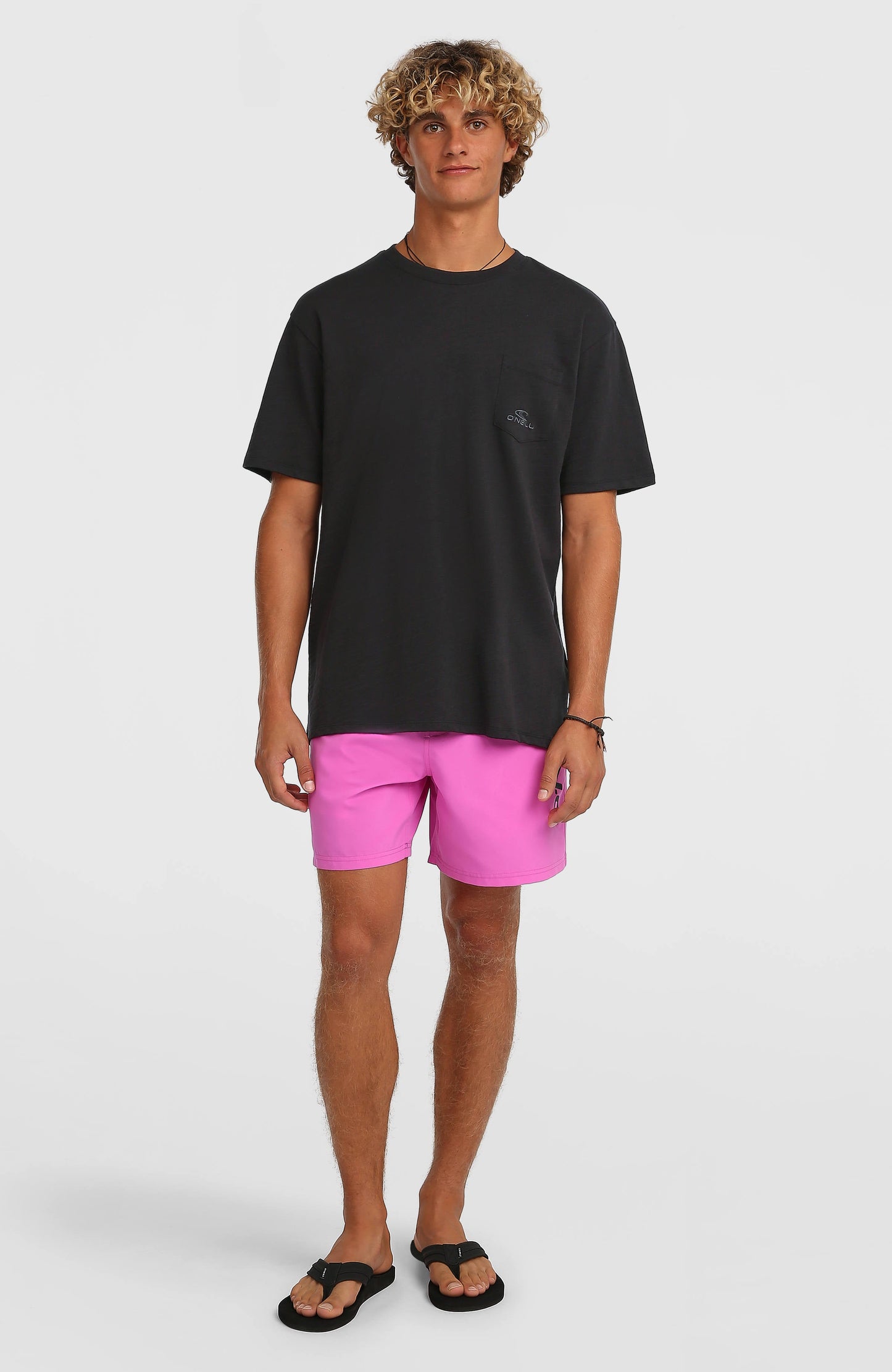 O'Neill Slub Chest Pocket T-Shirt Men Black Out